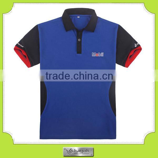 customized embroidered short sleeve men polo t shirt