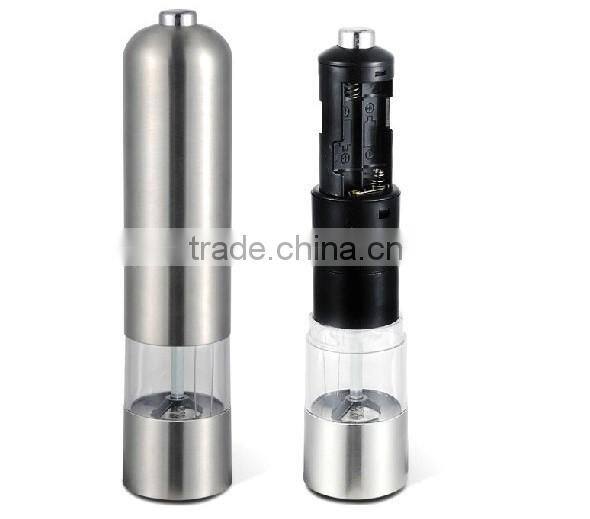 Good quality salt and pepper grinder set, pepper mill for wholesale