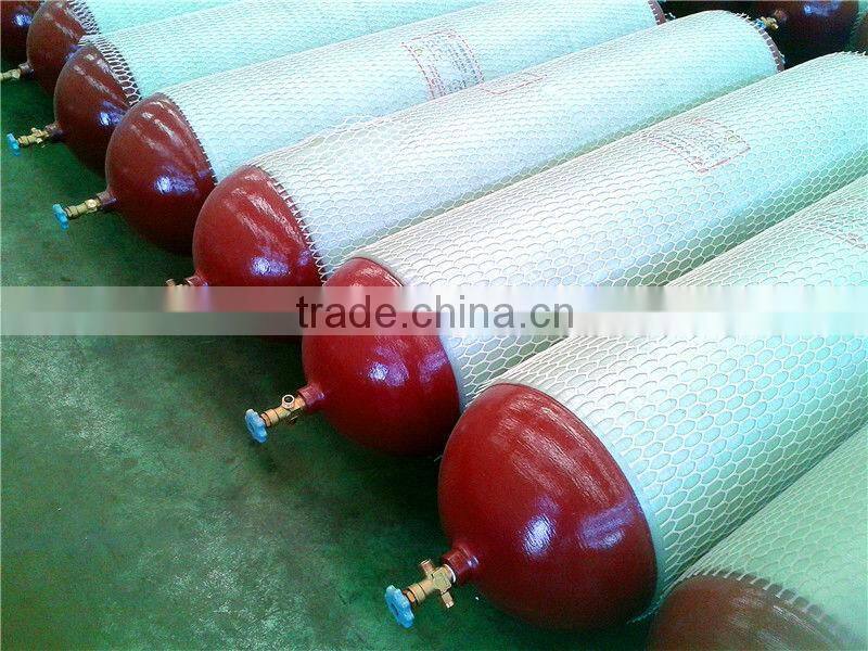 Type II glass fiber composite materials CNG cylinder