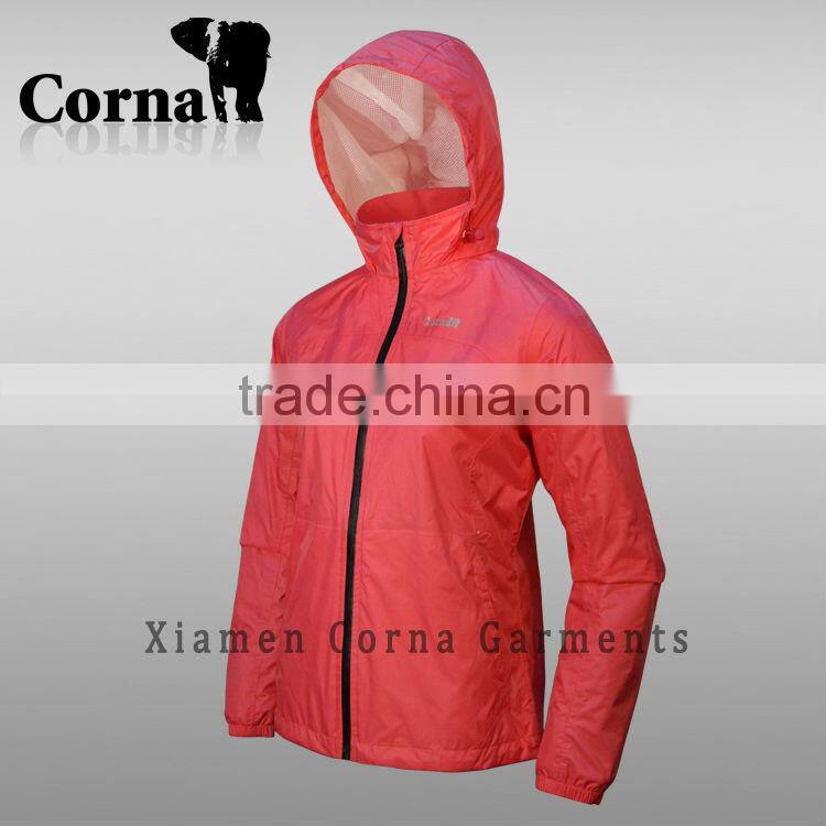 2014 women technical red outdoor light jackets