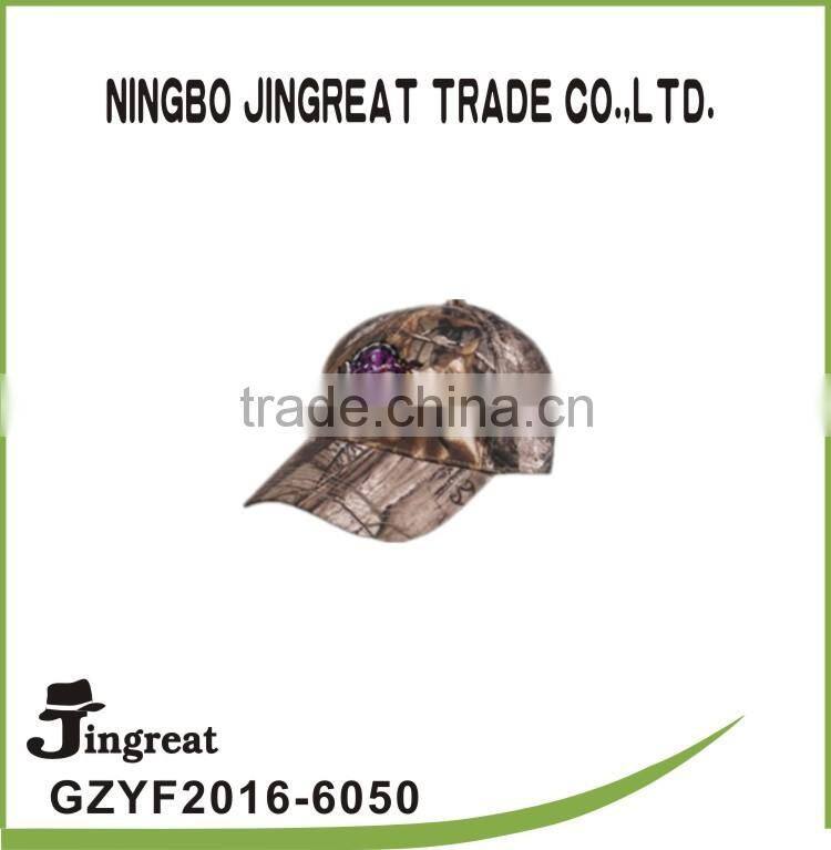 Embroidered Cotton Baseball Cap Hat Camo Style for man