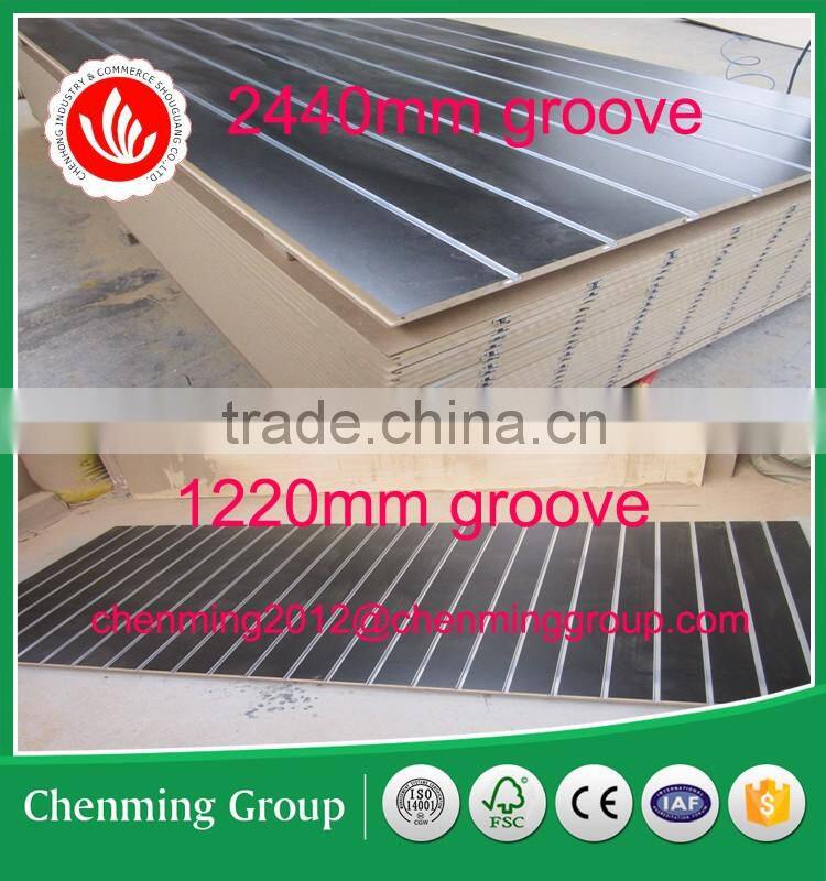 Wooden slat wall panel/slot boards