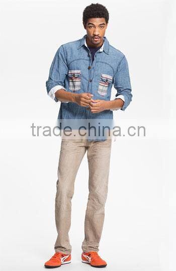 jeans stylish pants slim fit man denim jeans pents jeans garment factory jeans pantaloon (LOTD126)