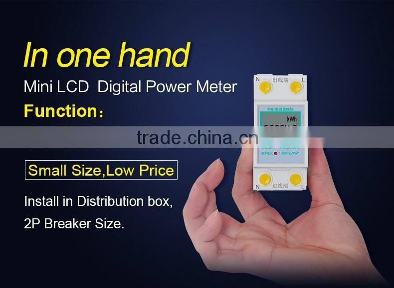 home wireless energy monitor / LCD digital energy meter calculate the cost of energy real-time voltage of the power