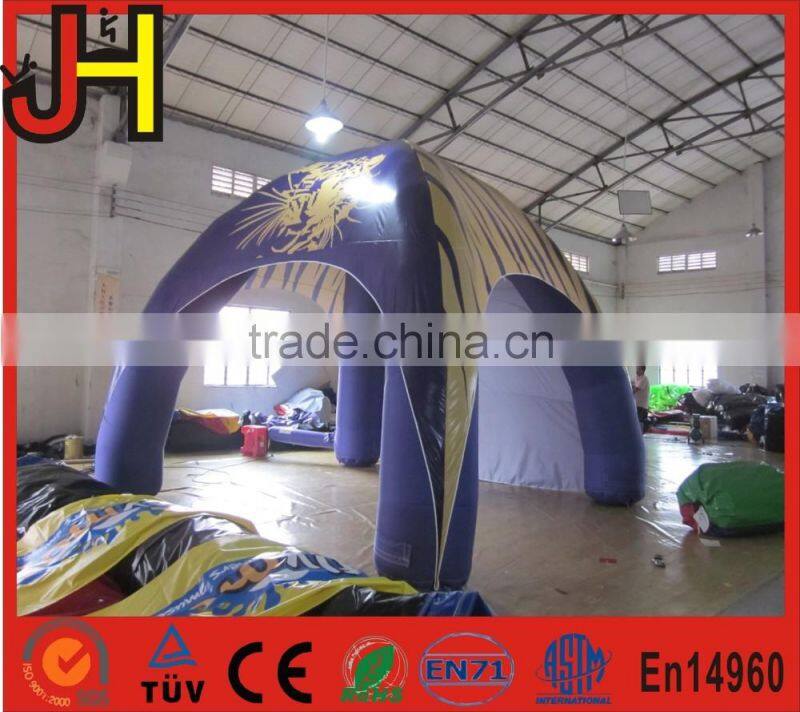 Factory cheap inflatable wigwam tent, inflatable cabin tent for backyard