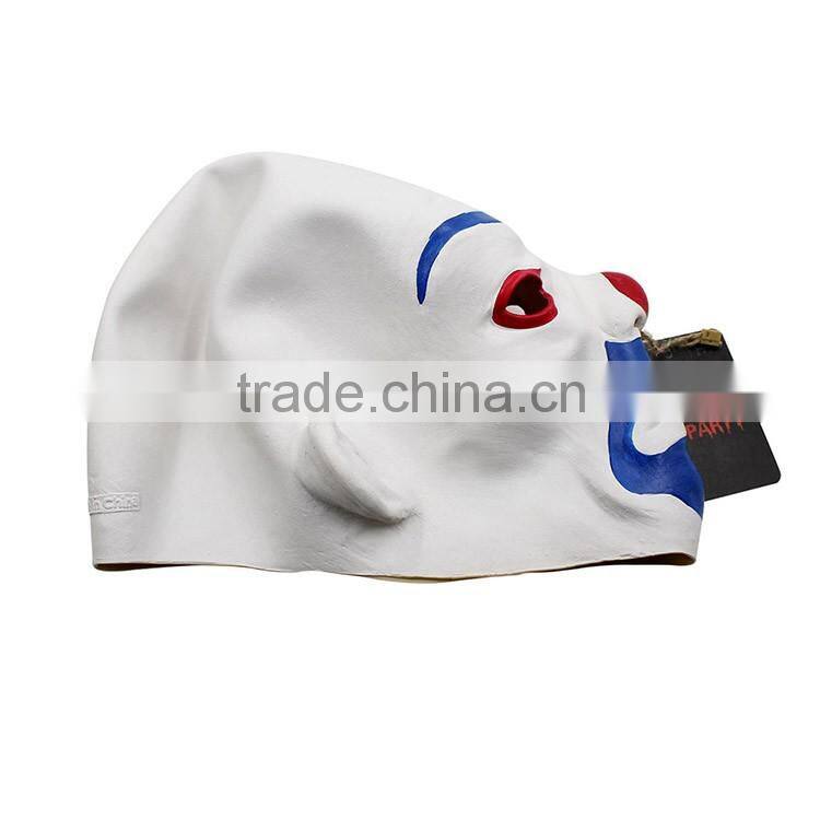 China manufacturer Women Black Cutout realistic latex Joker mask