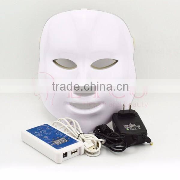 EYCO portable massage units super crystal skin care portable rf machine7 colors Led face mask