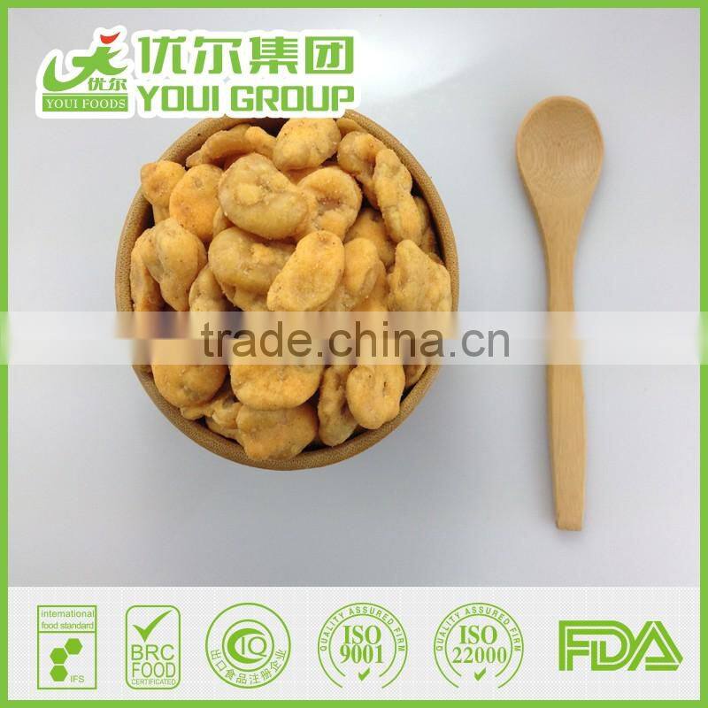 Bulk Packing Fried Broad Bean Snacks Seaweed Flavor Broad Bean Chips