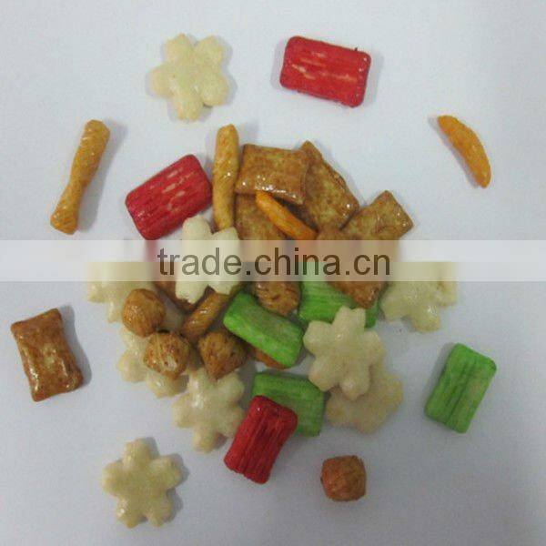 snacks mixed rice crackers