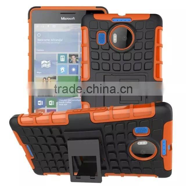 For LUMIA 950XL 950 XL Armor CASE Heavy Duty Hybrid Rugged TPU Impact Kickstand Hard ShockProof CASE OUT DOOR CASE