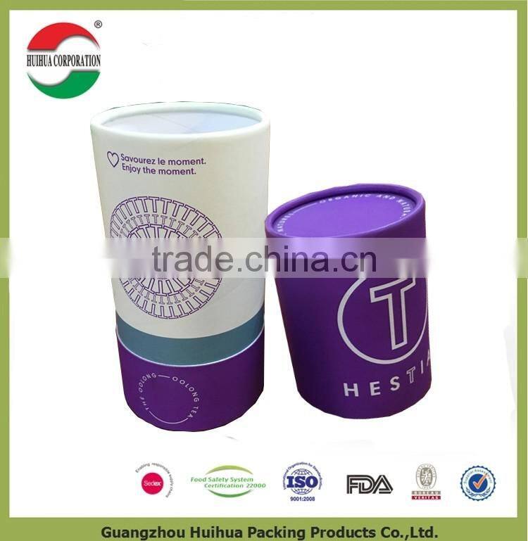 Round cardboard gift Box Recycled Brown kraft Paper Tube