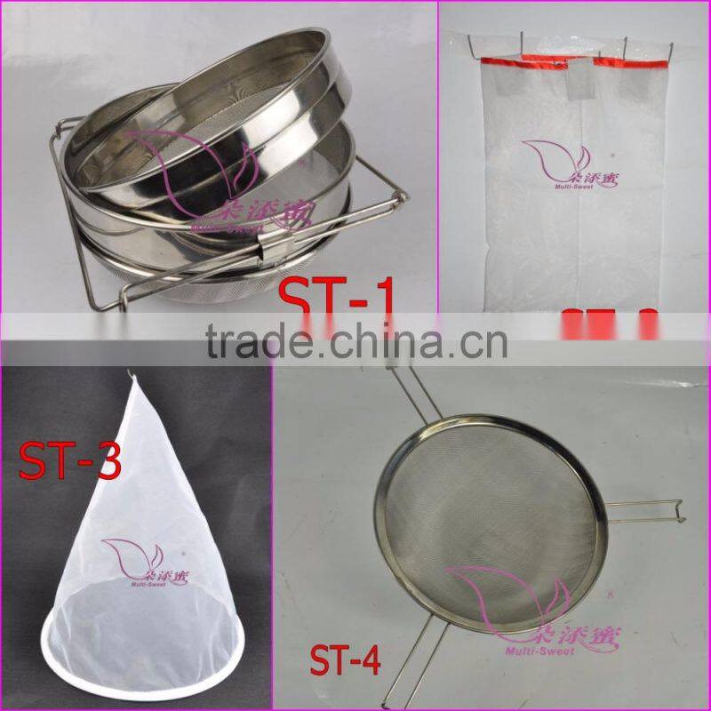 2017 hot sale beekeeping yellow plastic pollen trap collector