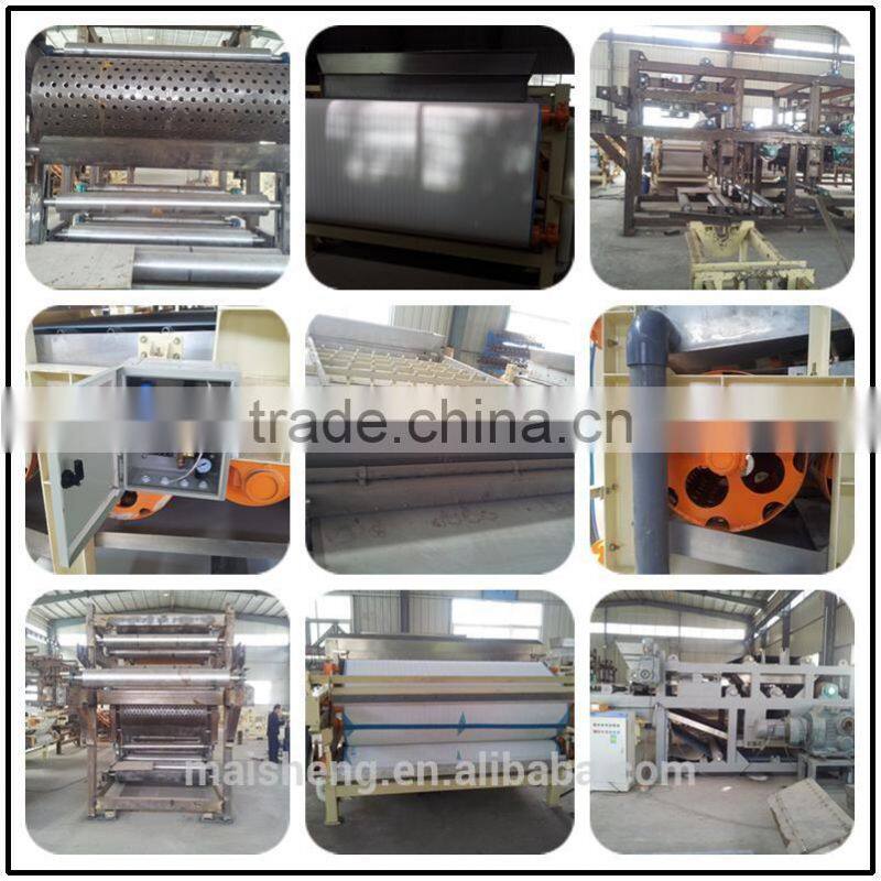 Belt filter press for waste water treatment and effluent treatment plant