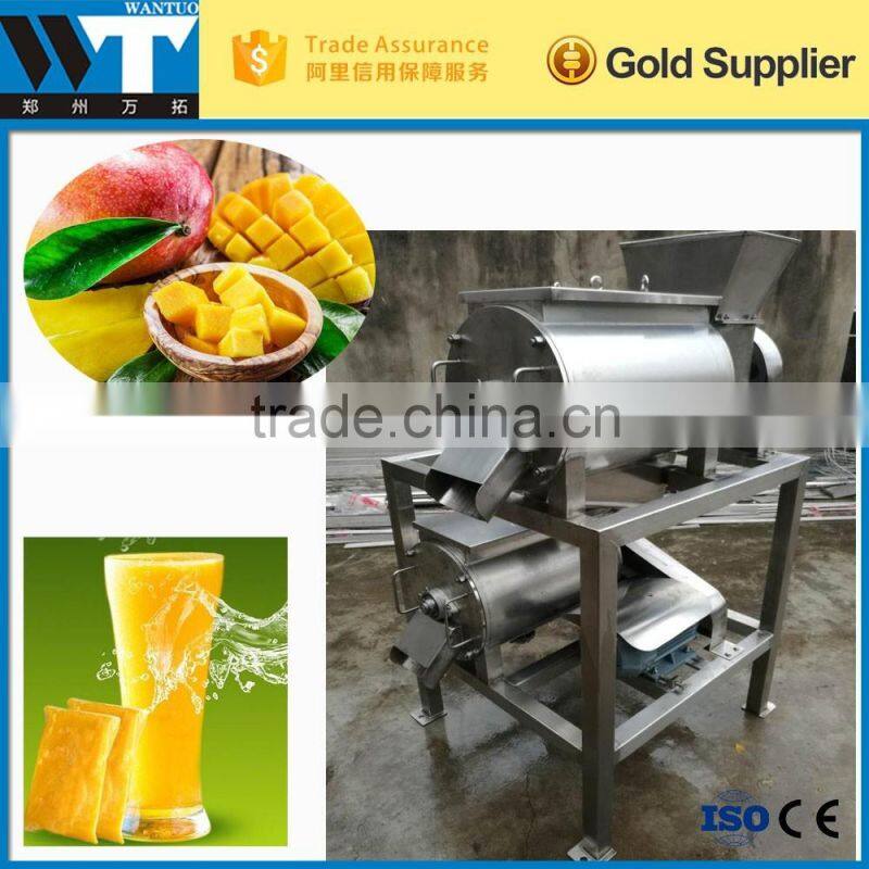 TOP quality stainless steel Mango peeling pulping machine for sale