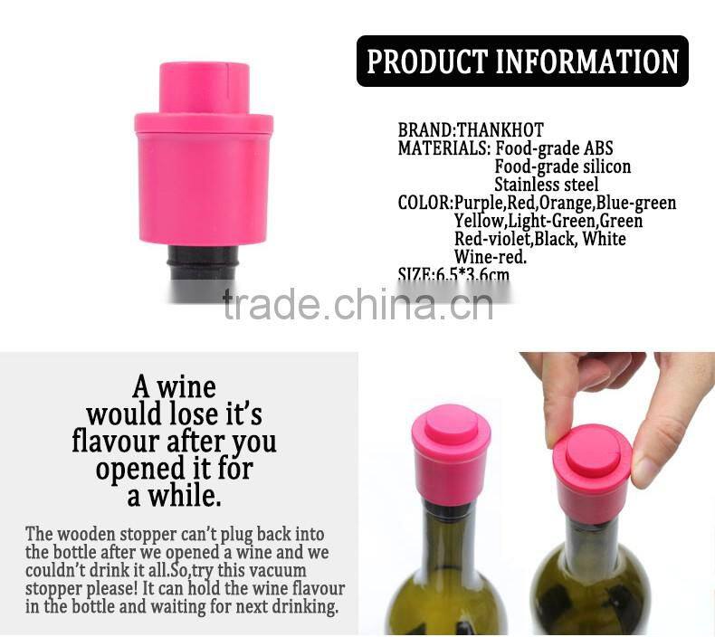 bar wine accessories bottle stopper, wine stopper, vacuum wine stopper