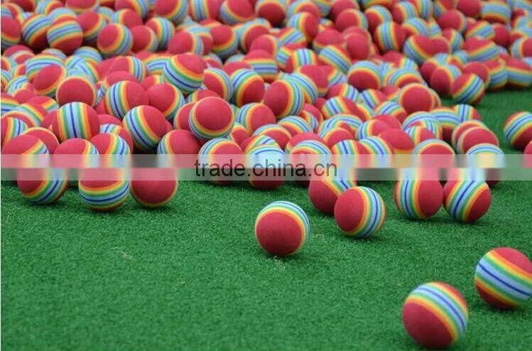 Golf Practice Balls Rainbow Sponge Foam Ball Training