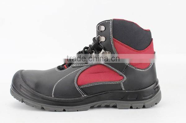Rubber Steel Toe and steel Plate Safety Shoes
