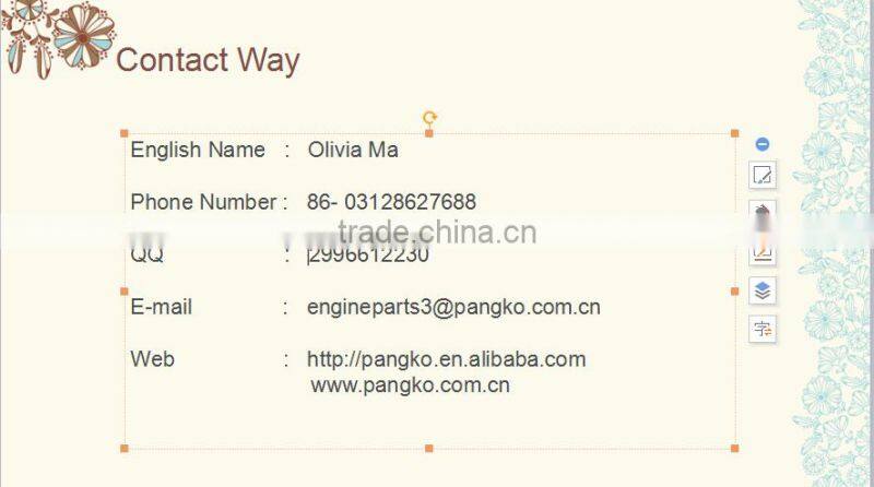 farm machinery tractor spare parts GN12-33105s adjusting lever