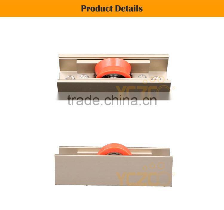 Champagne color aluminium sliding window wheels