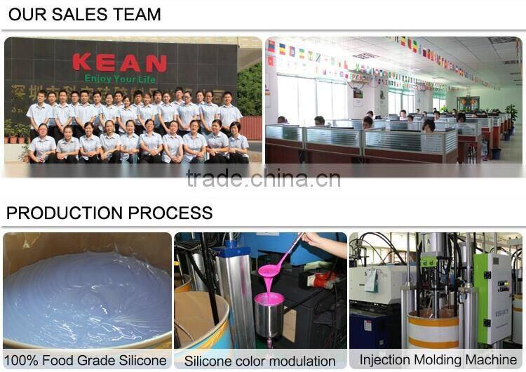 China supplier custom logo FDA silicone reusable toddler food pouches