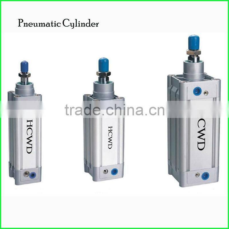 Pneumatic Cylinder With Magnet Ring With Buffer With Mounting Bracket