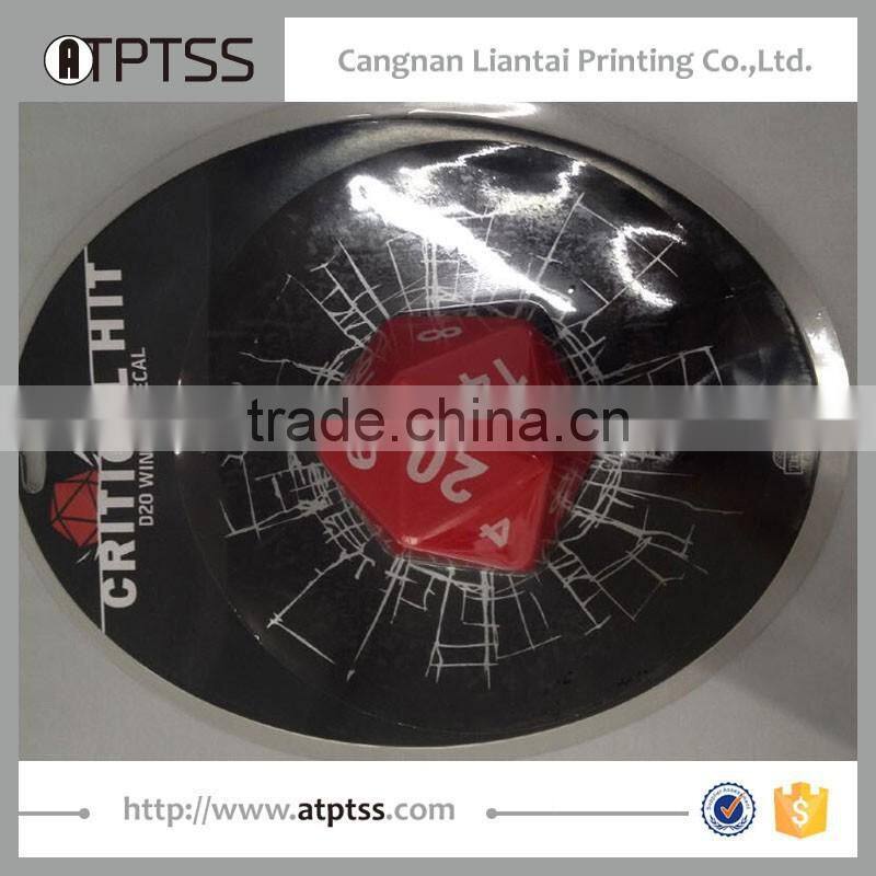 New style design stereoscopic dice paster