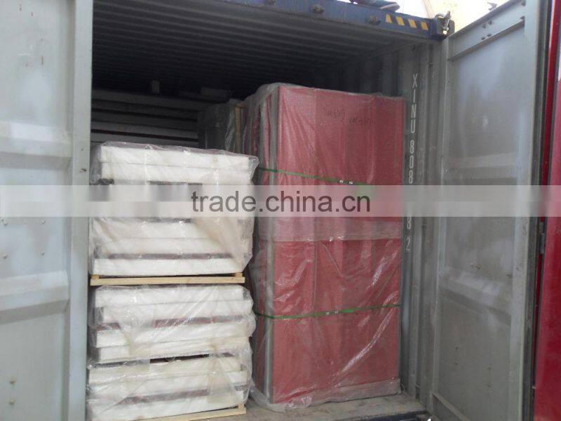 steel car garage with EPS sandwich panels