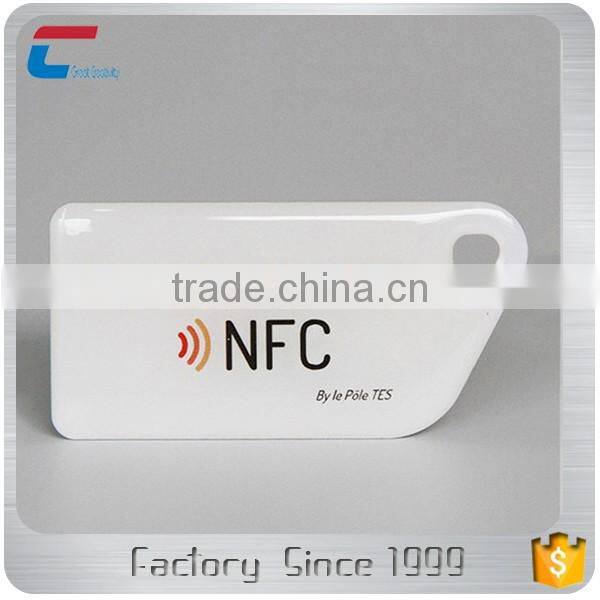 13.56Mhz RFID NFC Key Fob Keychain Tag NFC Mini Key Card For Identification