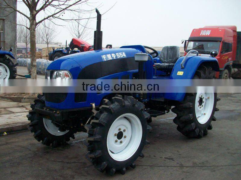 55HP small farm tractor used in garden farmland and lawn