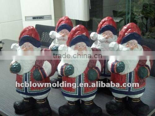 plastic blow mold inflatable santa claus christmas gift