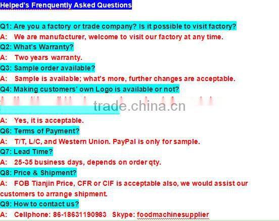 Meat Pump Shaft and Rotor for Sausage Vacuum Filler with HANDTMANN Brand