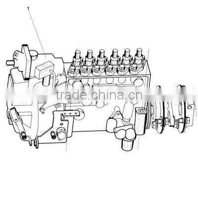 4-Cylinder Diesel Engine Fuel Injection Pump