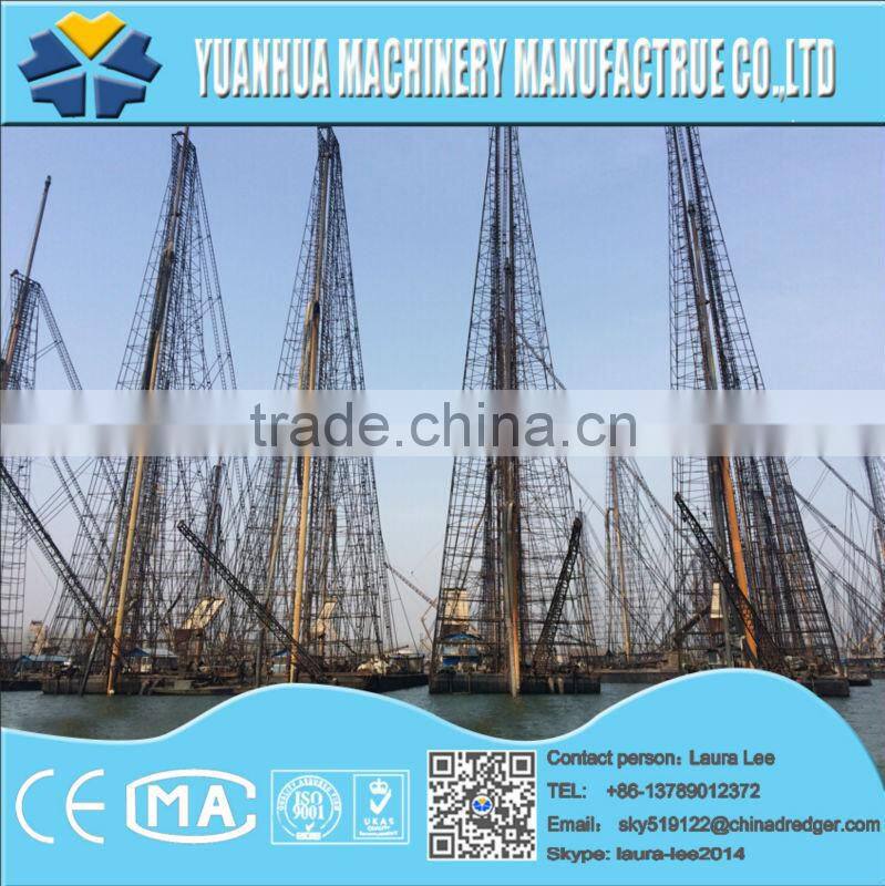 Drill-type sand dredger for Romania