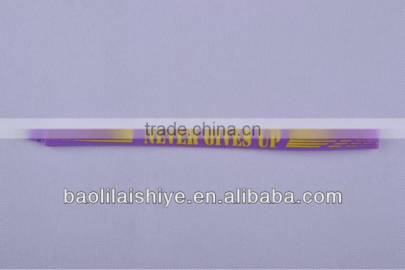 New arrival!!! Smart lovely popular small band students snap silicone wrist pen for writting
