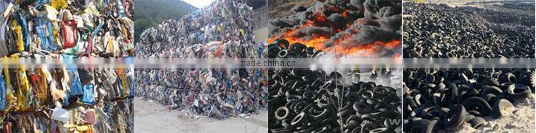 Easy to operate Computer controled Continuous waste tire pyrolysis plant
