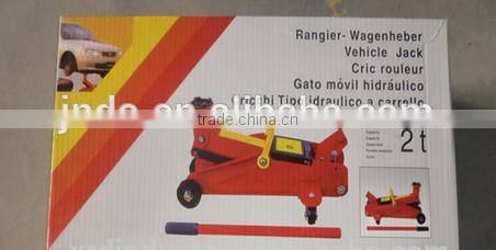 2 tons hydraulic car jack with wheels