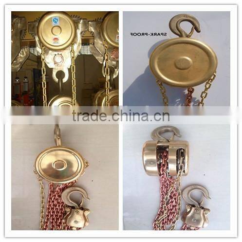 non spark chain hoist
