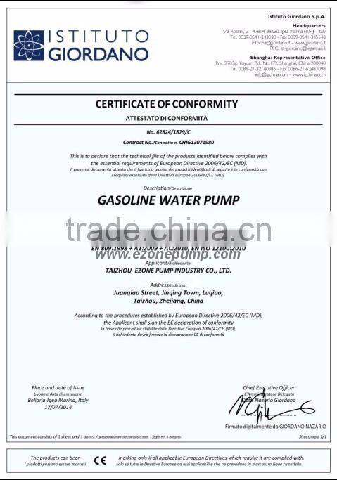 SU seiries of single self-suction centrifugal pump SU-25