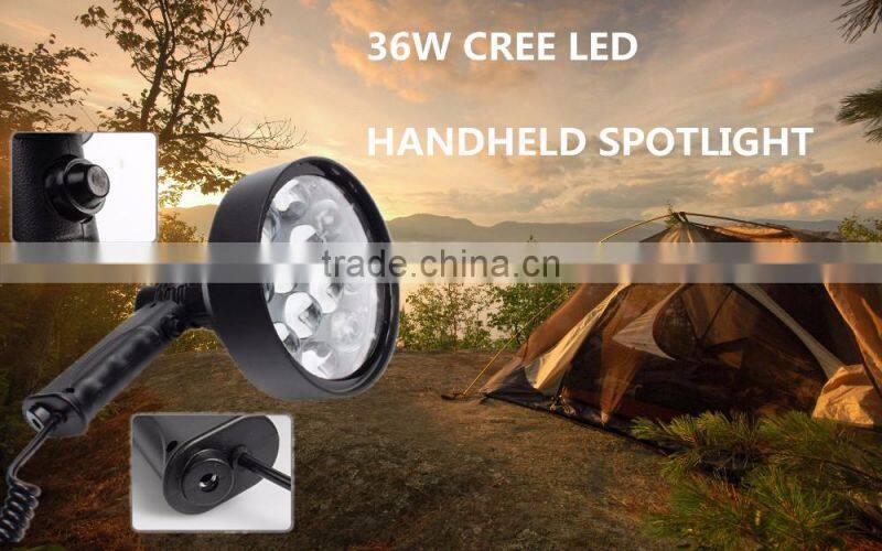 rechargeable searchlight cree 12*3w mini spot light