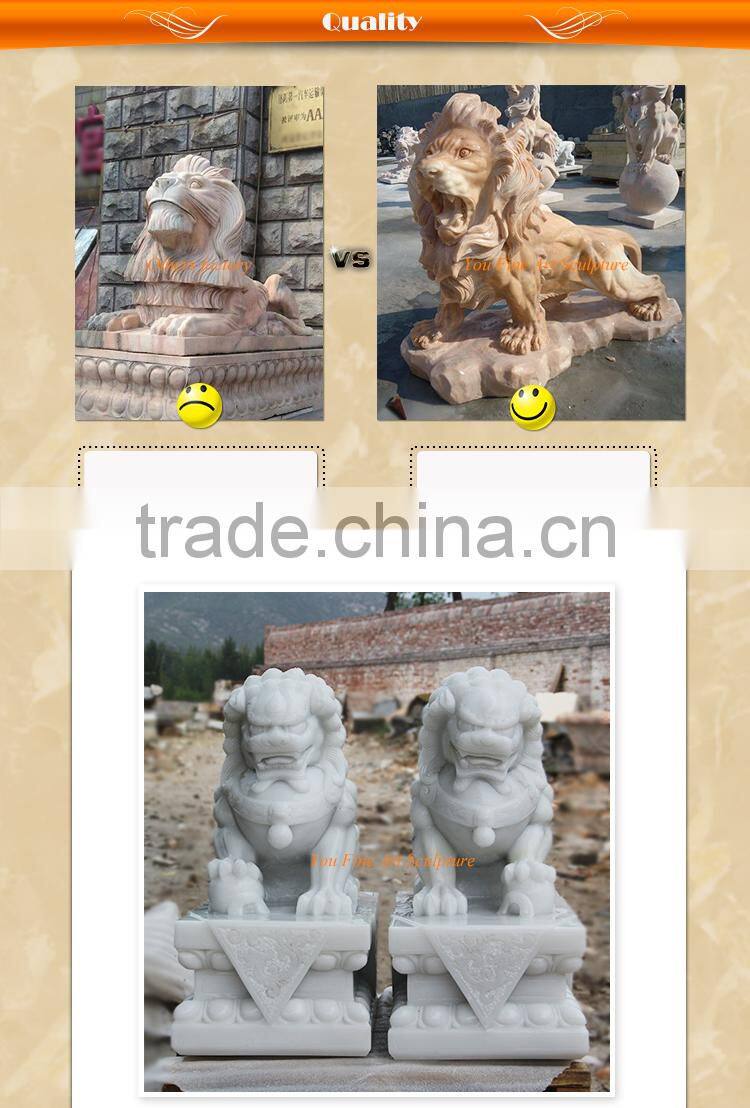 Life Size White Marble elephant statue