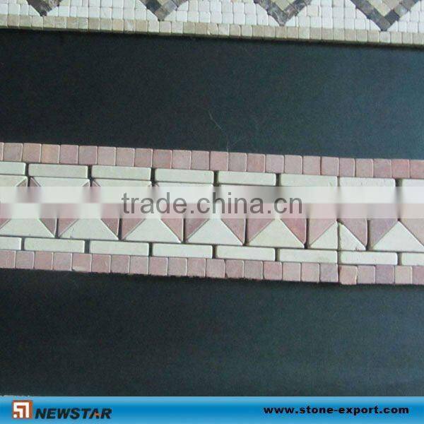 tumbled marble stone mosaic