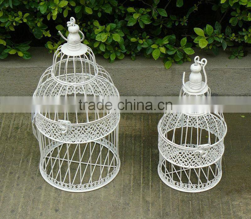 2014 wholesale metal bird cages for wedding decoration