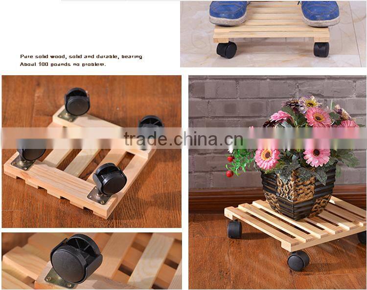 wholesale customized cheap 4 way wooden display pallet for flower