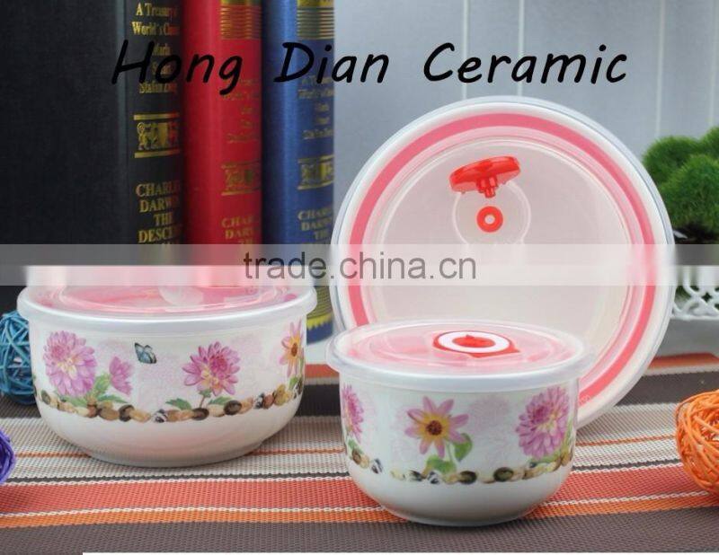 ceramic bowls with airtight lid
