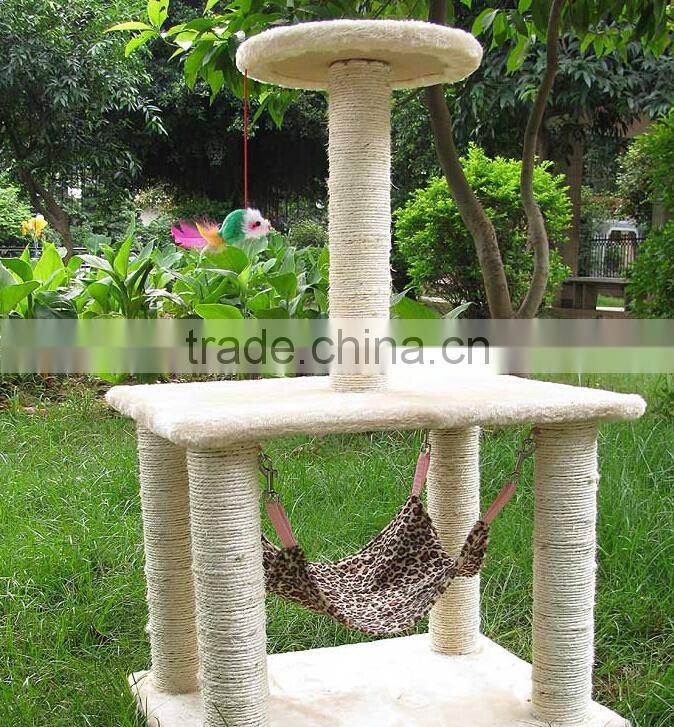 deluxe pet kitten tree tower climber scratcher furniture cat box cat house