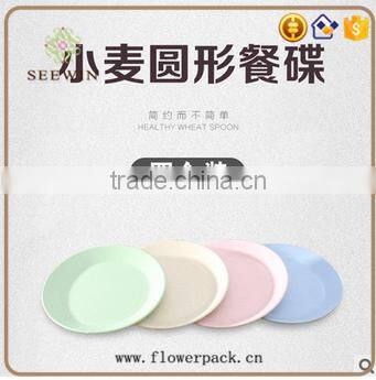 cheap environmental round plastic dinner plate