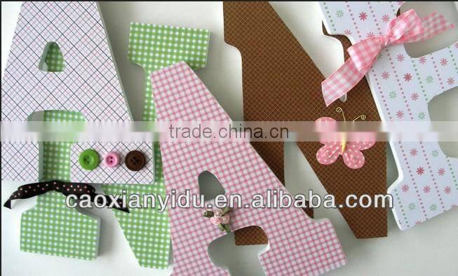 Large Wooden Decorative Handmade Letter For Craft Wall Letters For Decoration Hot Sell