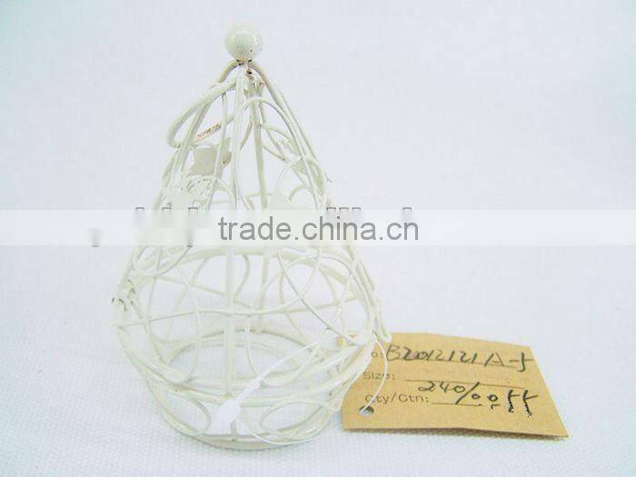 Wire Chocolate gif packaging box with round bottom for Christmas decor