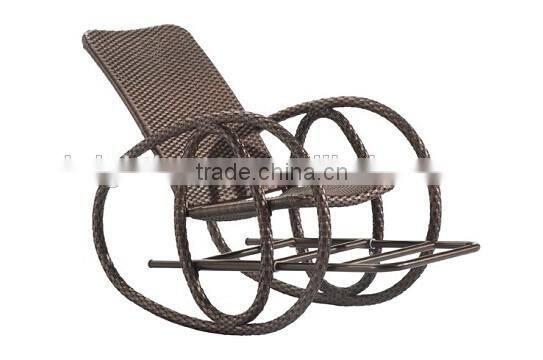 Cheap Wicker Rattan Rocking Chair Outdoor