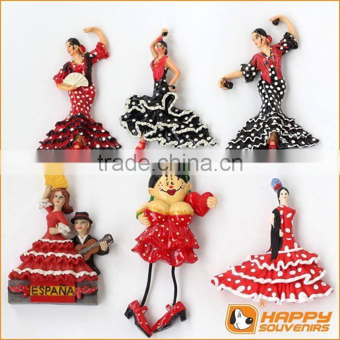 2016 Resin Wooden 3D Custom Fridge Magnets for home decor